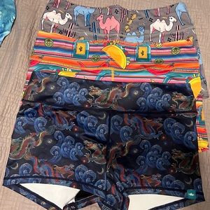 Llama & taco shorts bundle